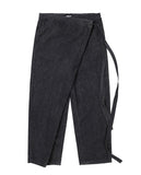 Asymmetrical Long Skirt Denim Pants