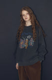 Delight Bear Raglan Pigment Sweatshirt