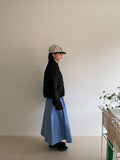 Cuno Crop Pocket Collar Field Jacket