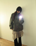 Novak Vintage Washing Short Bomber Jacket