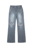 Lokin Damage Flare Jeans