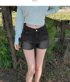 Hip Pads Detachable Span Denim Shorts