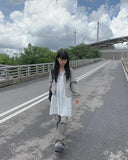 Mohi Lace Layered Long Sleeveless