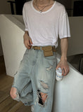Four Seasons Summer U-Neck T-shirt
