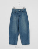 [unisex] Ryuaf Washing Wide Denim Pants