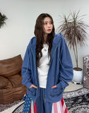 Diede Two Way Hooded Zip-Up