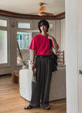 Daily summer round short sleeve t-shirt