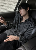 Oasis Stripe Satin Shirt