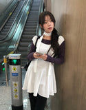 [Muffler Set] Eri Puff Off-Shoulder Muffler Flare One Piece