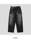 Bor Washed Wide Denim Pants
