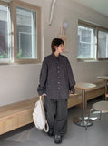 [Unisex] Cordinden Pigment Cargo Wide Pants