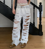 Manny Laser Destroyed Pants