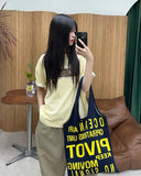 Tiven Lettering Shoulder Bag