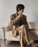 Mauve Wool Over Blazer