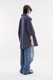 Forest check over half shirt