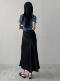 Satin Mermaid Long Skirt