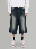 Tinted Half Bermuda Jeans