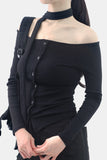 Ramita Off-Shoulder T-Shirt (Mini Shoulder Set)