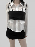 Fadey layered bustier