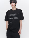 Miseki typography short sleeves