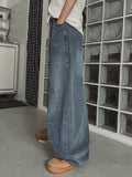 Rocky Big Wide Strap Balloon Denim