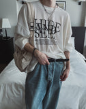 Hyde Letter Ribbed Knit Tee