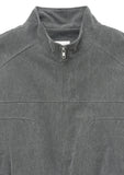 High Neck Canvas Structure Jacket