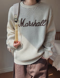 Marshall Lettering Long Sleeve Knit