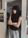 [LANARCH] Slim Hood Sleeveless