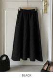 Tiamang Rose Jacquard Banding Flare Skirt