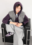 WALLY STRIPE HOOD ZIP-UP