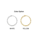 [Premium Plating] H Edition AB Round Tag Chain Bracelet