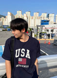 USA washing short sleeve