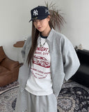 Berop D-ring Crop Zip-up