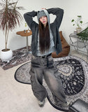 Per Balloon Cargo Denim Pants