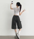 Carpenter Bermuda Knee Length Shorts