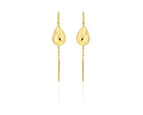 Champagne Moon Dew Drop Silver Darling Earrings