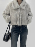 Lant Collar Fur Jacket