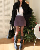 Fib Premium Mix Fur Coat