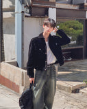Eight Velvet Denim Trucker Jacket
