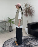 Clown Patch Cotton Wide Work Pants