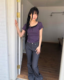 Lemto Color Matching Short Sleeve T-shirt