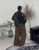 Pero Vintage Washing Leather Jacket