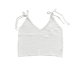 Ribbon string Vneck knit