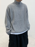 Hachi Knit Half zip-up jacket