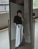 Monette linen wide pants