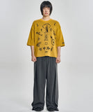 One Tuck Qulted Jersey Pants