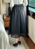 Leburne Punching Lace Banding Skirt