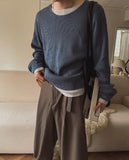 Rubins Layered Crop Knit