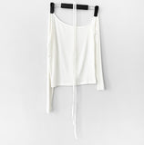 Thrin Choker One Shoulder T-shirt